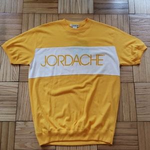 Vintage 80s Jordache Yellow Knitted Tshirt